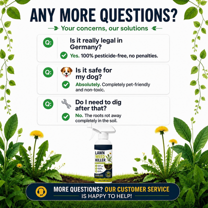 ⚡ [Easy and stress-free weeding in the garden] Herbicide for domestic use