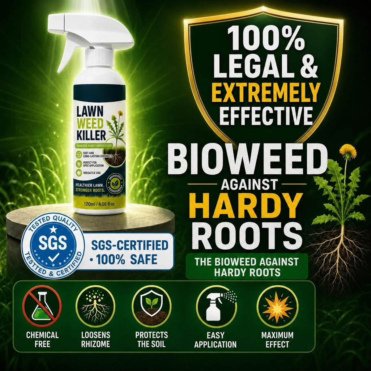 ⚡ [Easy and stress-free weeding in the garden] Herbicide for domestic use