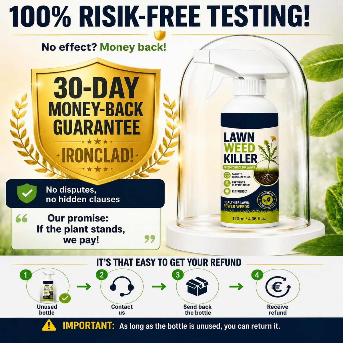 ⚡ [Easy and stress-free weeding in the garden] Herbicide for domestic use