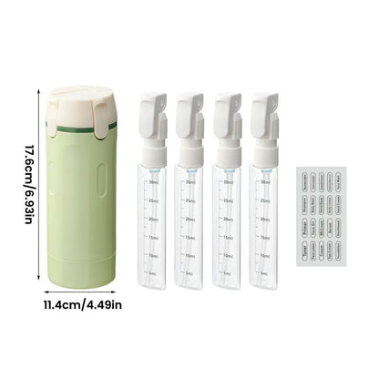 4-in-1 Leakproof Rotatable Travel Dispenser Set