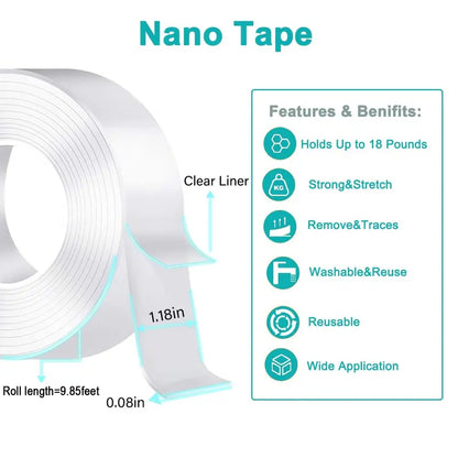 🔥2026 Hot Sale Heavy Duty Nano Double Sided Adhesive Tape