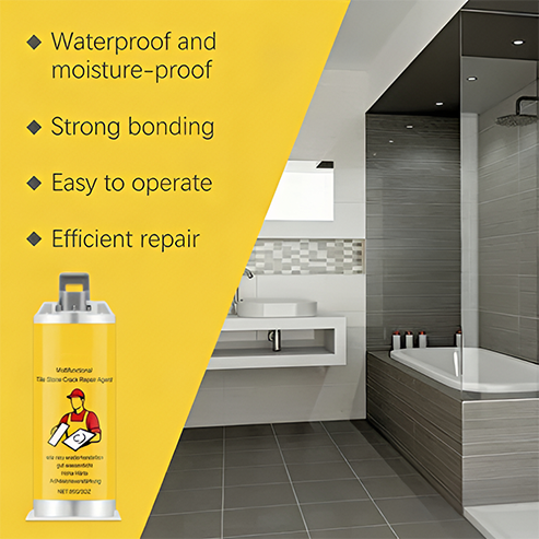 🔥🔧Quick-Drying Tile Repair Glue - Complete Tool Kit for DIY – Fix Cracks Permanently in Minutes!✨