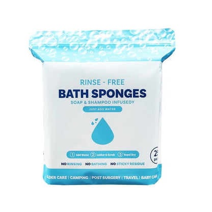 🏆Flash Sale⚡ 50K+  🌈Disposable Rinse-Free Bathing Wipes🧼