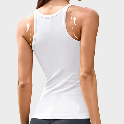 Built-In Bra Racerback Sports Cami Top