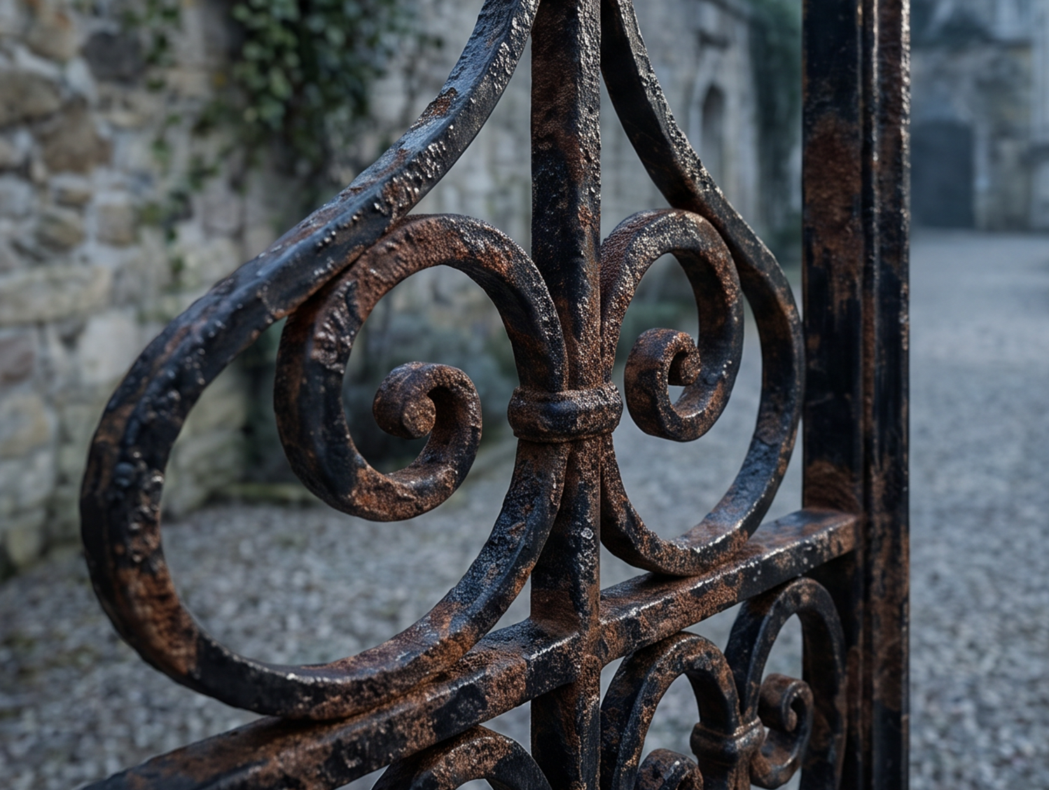 Metal gate before treatment