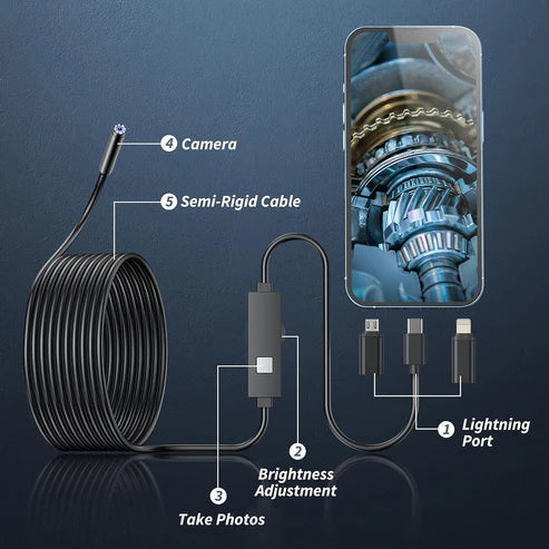 Mobile Phone Endoscope