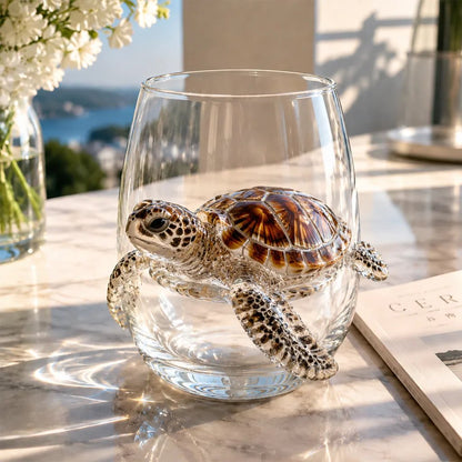🌊 3D Ocean Animal Artisan Glassware Collection for Fresher Sips, Coastal Elegance & Elevated Home Bar Vibes