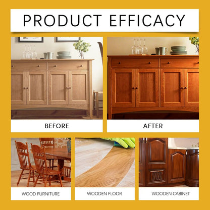 Beeswaxs Wood Polish Spray 120ml | Natural Shine & Protection for Furniture, Floors, Cabinets – Non-Greasy, Anti-Dust Finish