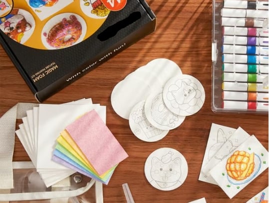 😃 Great Summer Activity Idea! – Magic 3D Foam Texture Painting Kit 🎨✨