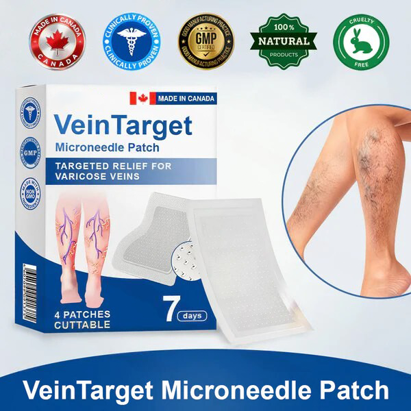 👨‍⚕️✅✅VeinTarget Microneedle Patch⚡Instant Relief, Long-Term Results