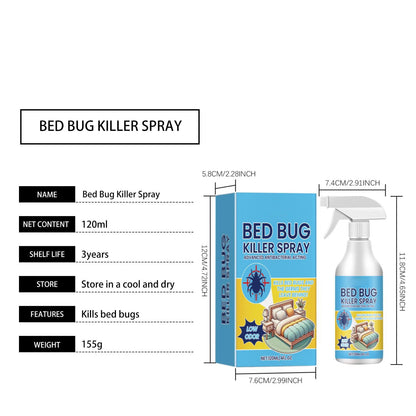 🔥Bed Bug Killer Spray — Kills Bed Bugs on Contact & Eggs — Natural Plant-Based Formula