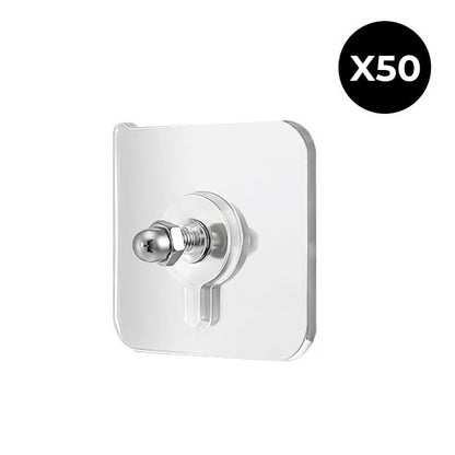 Self Adhesive Nails Wall Mount Non-Trace Screw Hook Stickers