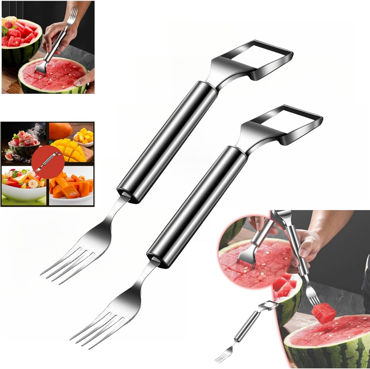 Stainless Steel Watermelon Fork