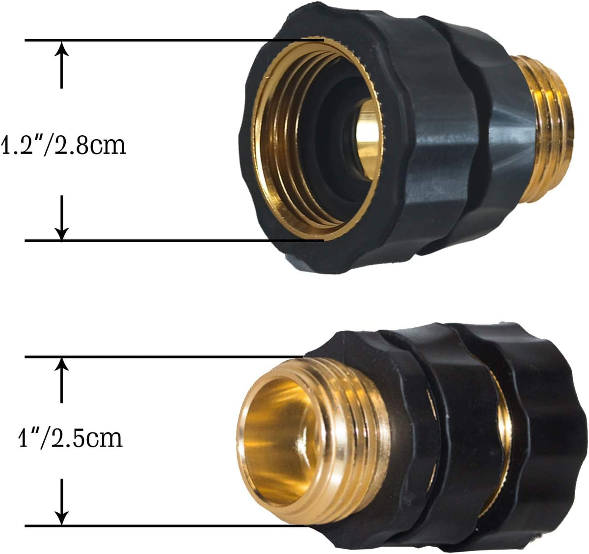 Garden Hose Quick Connector, 3/4 Inch Male and Female Garden Hose Fitting Quick Connector