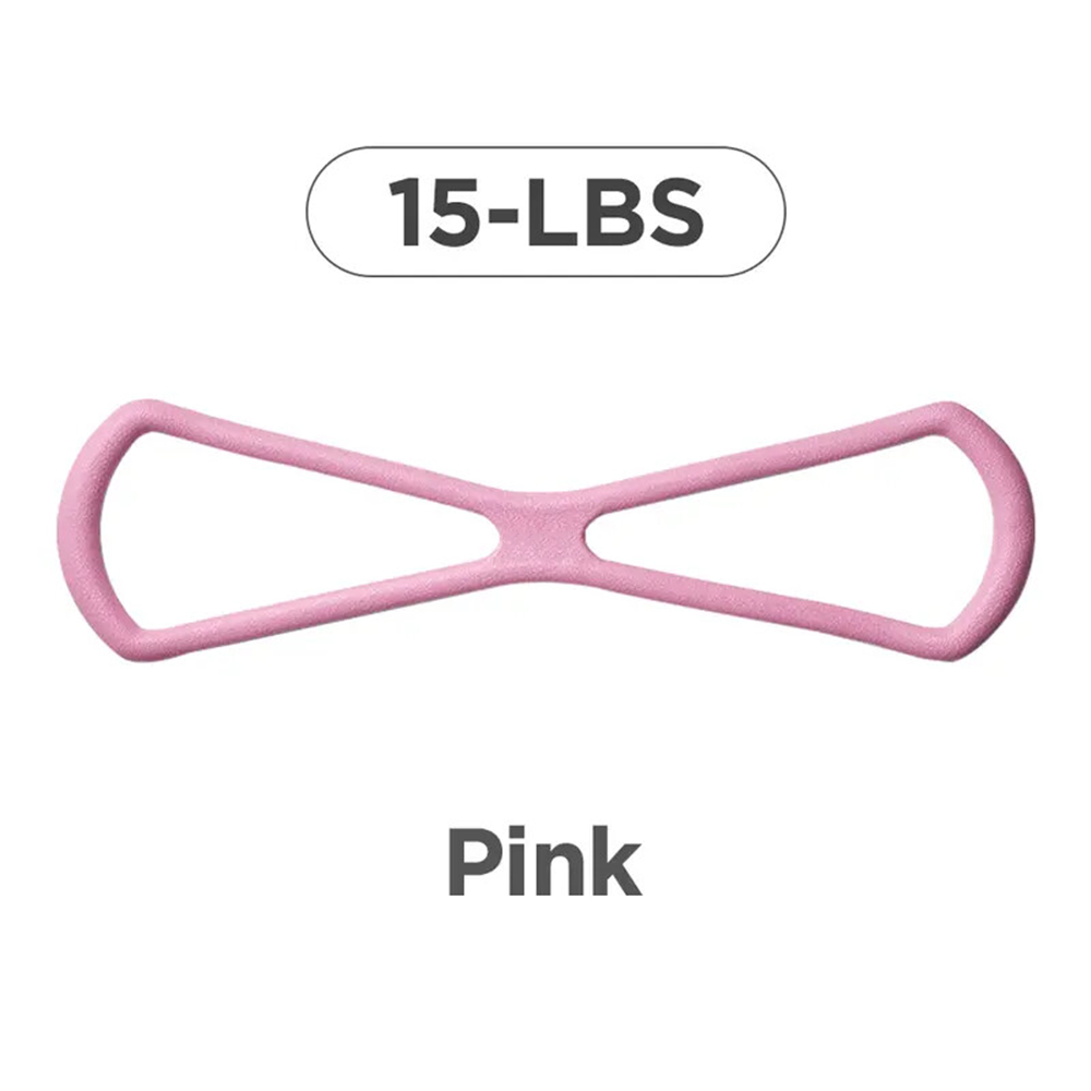 8-Shape Resistance Band 💪 with Comfort Massage Grip