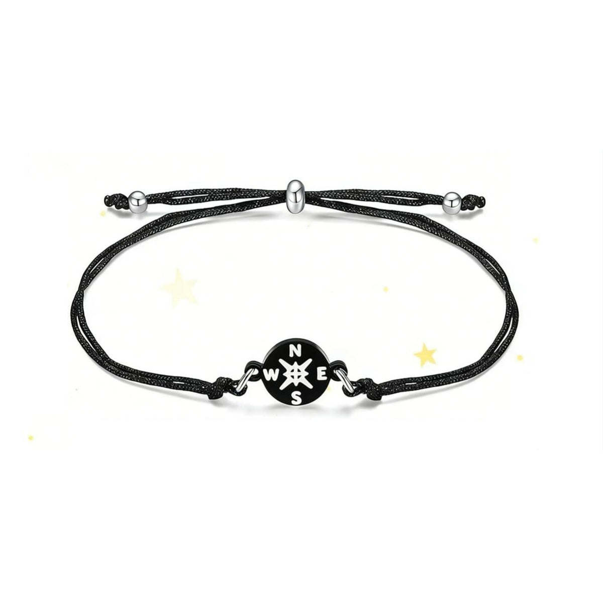 Graduation Compass Bracelet for Class of 2026 – Inspirational Gift for Her Him, High School College 8th Grade Graduate, Stainless Steel with Heartfelt Card & Graduation Cap Box