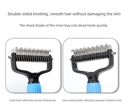 🐾🏆 Professional Deshedding Tool For Dogs And Cats – Gentle On Skin, Efficient Grooming & Comfortable Grip Design ✂️