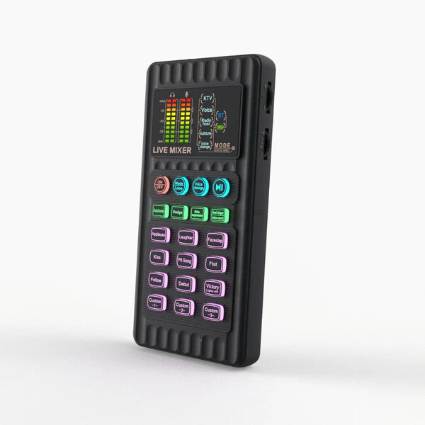 🎤Live Sound Card – Portable Voice Changer