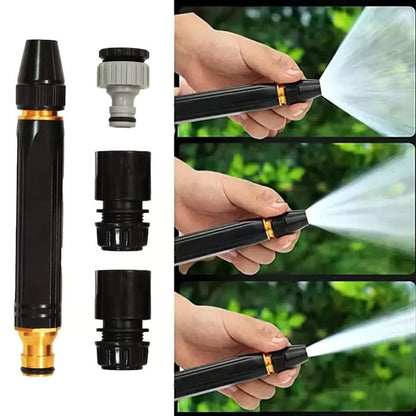 High-Pressure Hose Spray Gun with Brush Attachment