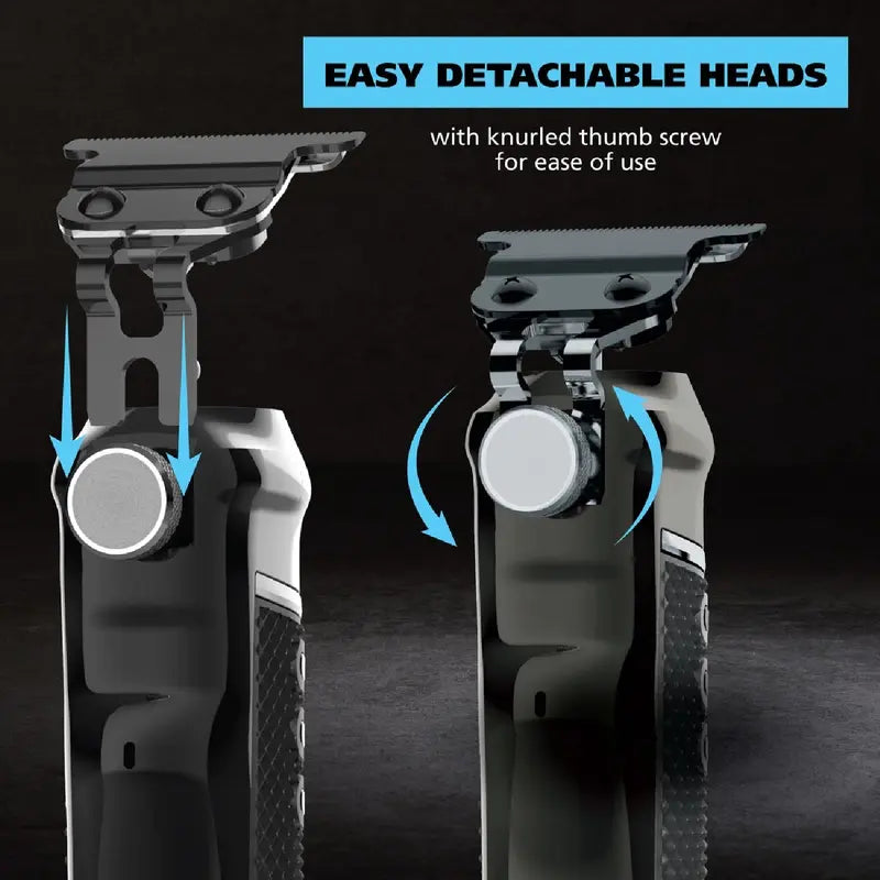 ⏳LIMITED TIME: 50% OFF! 🏆Luxe 3-in-1 Professional Men’s Grooming Set – T-Blade Trimmer, Foil Shaver & Nose Trimmer – With LED Display & USB Rechargeable