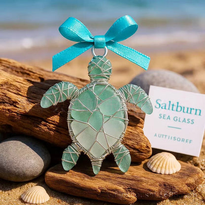 Handmade Frosted Ocean Suncatcher🐚