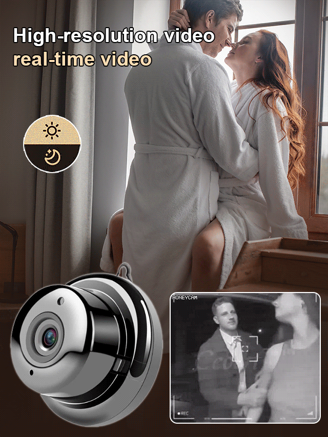 [Upgraded ultra-invisible] No-plug camera