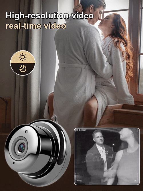 [Upgraded ultra-invisible] No-plug camera