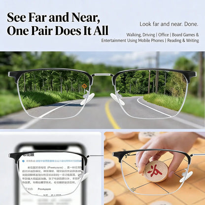 🎁High-Definition Eye Protection Blue Light Filter Intelligent Zoom Progressive Lenses Reading Glasses