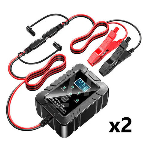 Professional 6V/12V Smart Pulse Repair Battery Charger & Desulfator