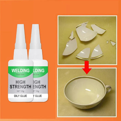 Welding High-Strength Oily Glue
