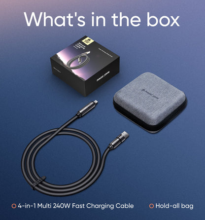 🔥240W 4-in-1 USB Fast Charging Cable