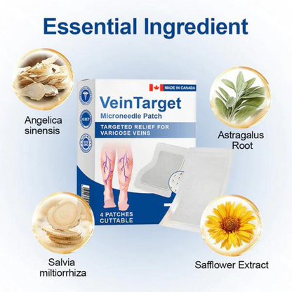 👨‍⚕️✅✅VeinTarget Microneedle Patch⚡Instant Relief, Long-Term Results