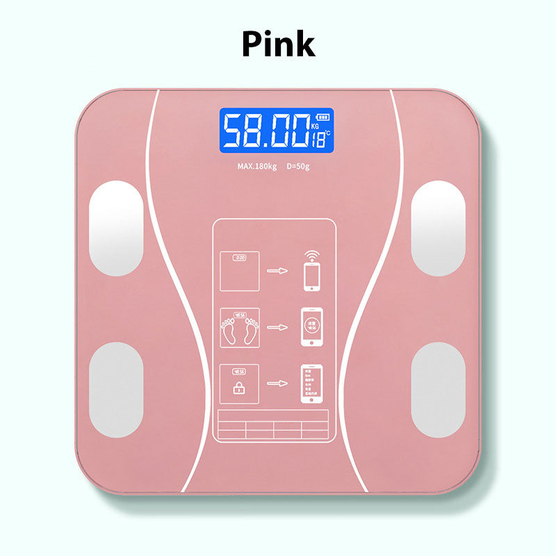 Smart BMI Digital Wireless Weight Scales with LCD Display