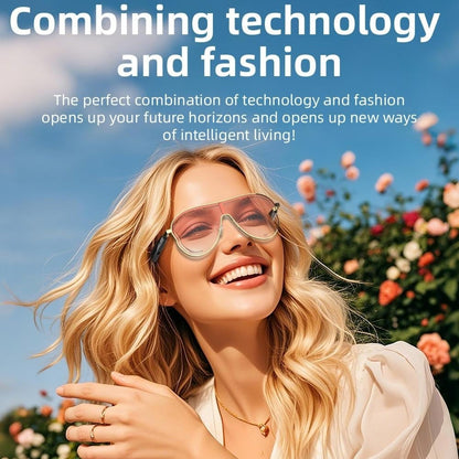 😎 Smart Bluetooth 5.4 Audio Sunglasses – Open-Ear, UV & Blue Light Protection