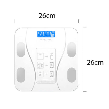 Smart BMI Digital Wireless Weight Scales with LCD Display