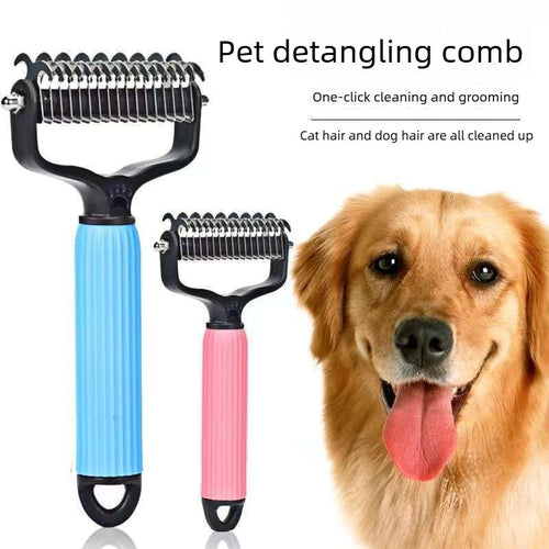 🐾🏆 Professional Deshedding Tool For Dogs And Cats – Gentle On Skin, Efficient Grooming & Comfortable Grip Design ✂️