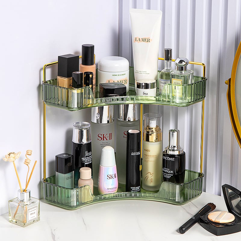 Multi-Tier Corner Countertop Organizer Rack