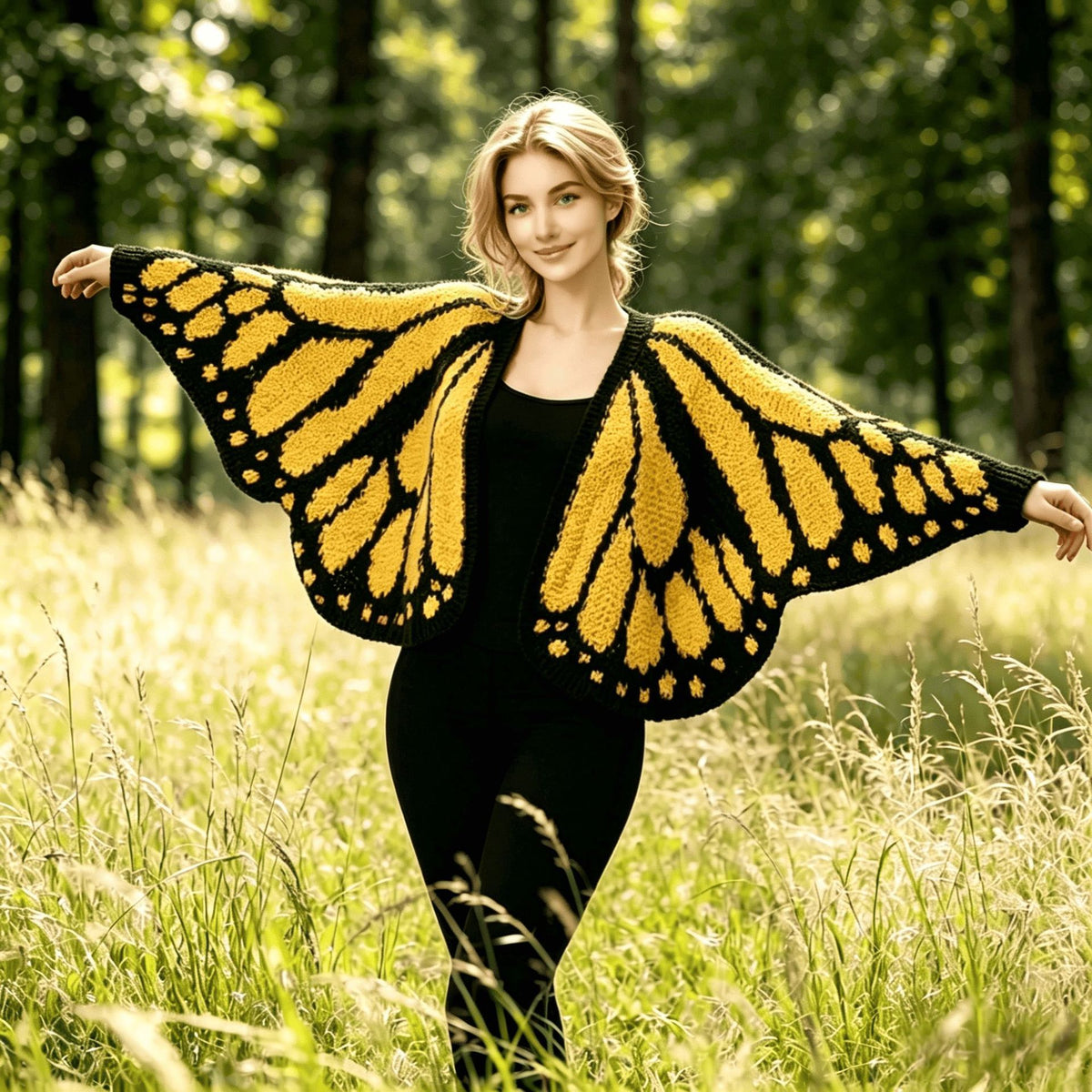 Monarch Butterfly Cardigan