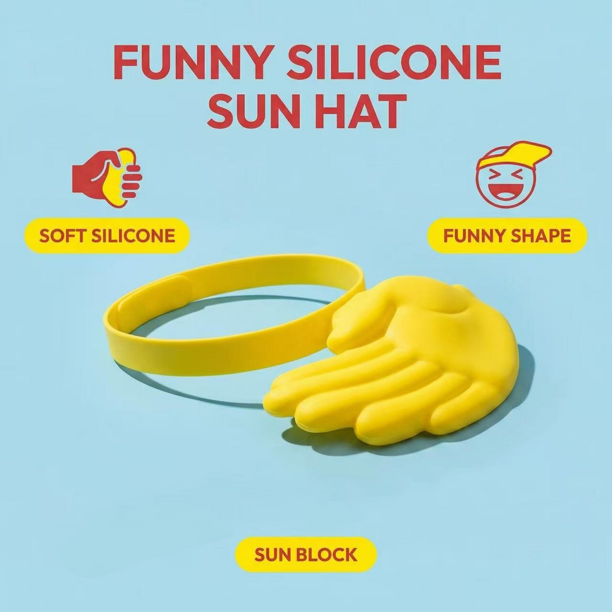 😂 Palm-Sized Sun Hat – Wear Fun, Steal the Spotlight!