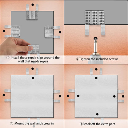 Drywall Fasteners for Damaged Wall Repair