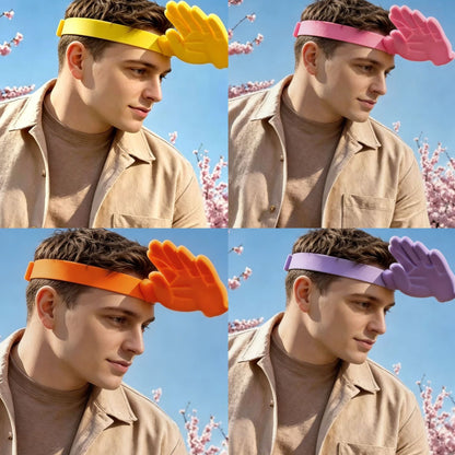 😂 Palm-Sized Sun Hat – Wear Fun, Steal the Spotlight!