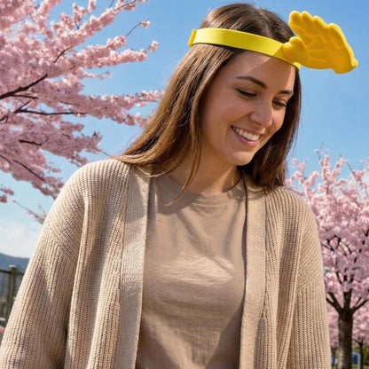 😂 Palm-Sized Sun Hat – Wear Fun, Steal the Spotlight!