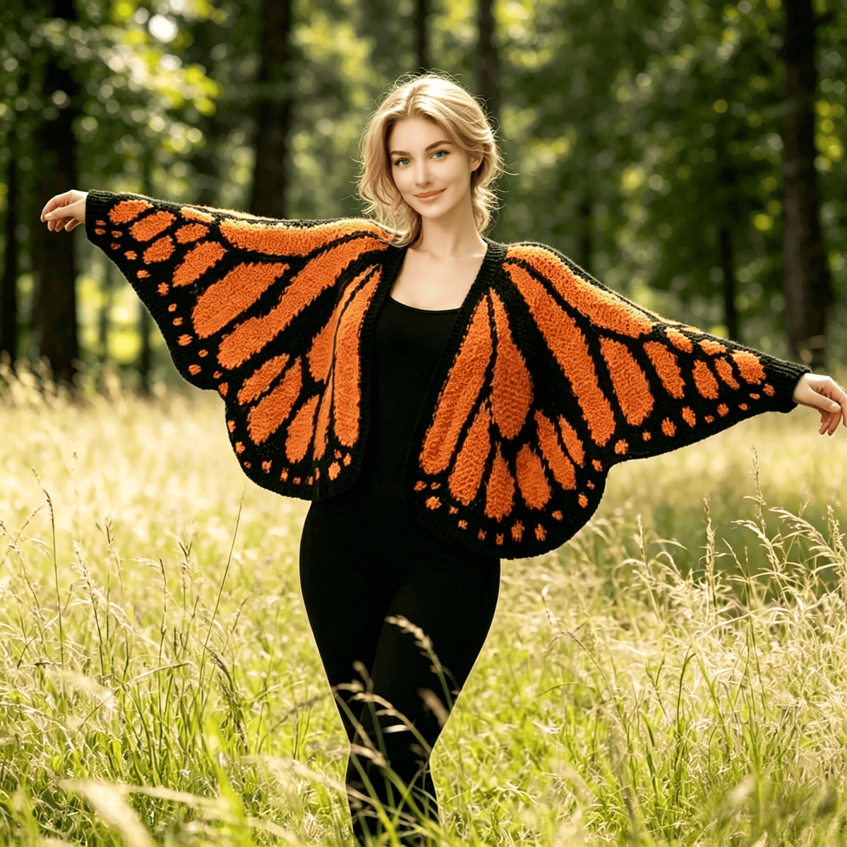 Monarch Butterfly Cardigan