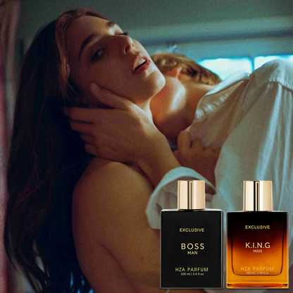 Gentlemen’s Fragrance Set with BOSS MAN Perfume & K.I.N.G. MAN Aroma.