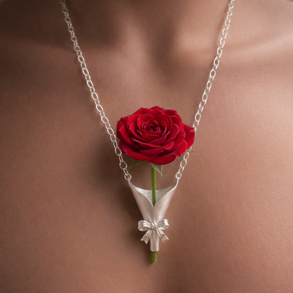 Tiktrove Flower Necklace