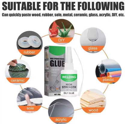 Welding High-Strength Oily Glue