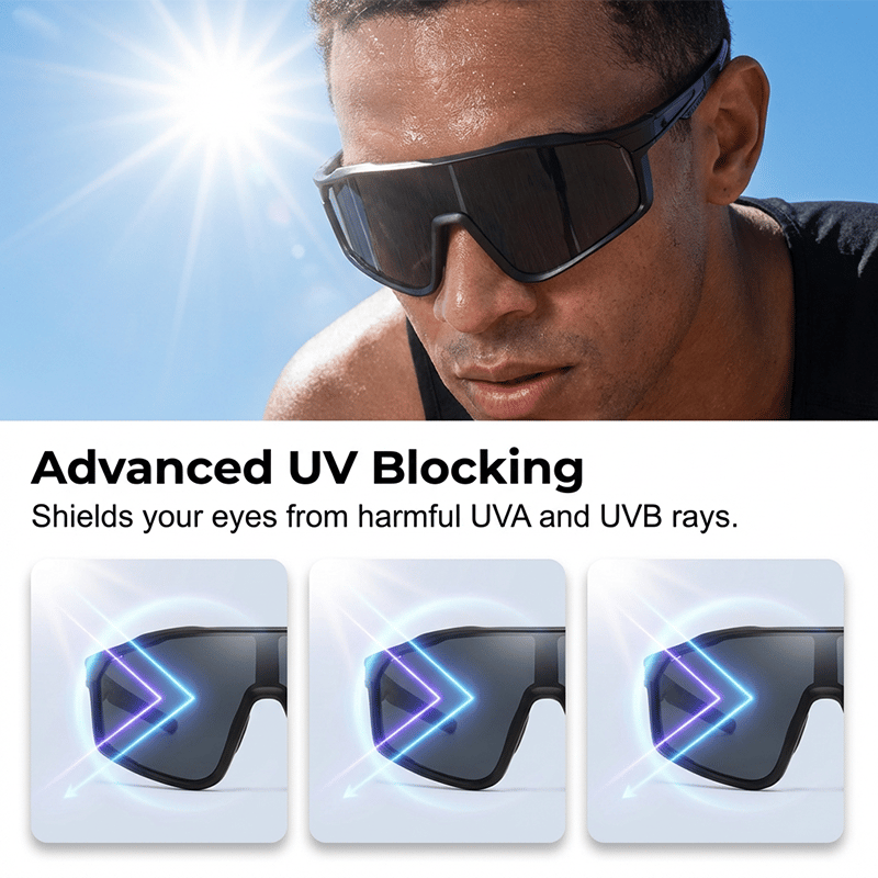 Photochromic Outdoor Sports Glasses