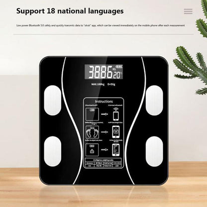 Smart BMI Digital Wireless Weight Scales with LCD Display
