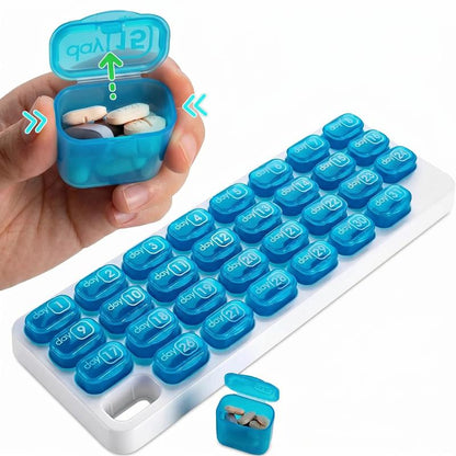 31-Day Detachable Monthly Pill Organizer