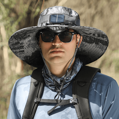 🔥2026 Summer Hot Sale🔥 New Ultralight Solar Fan Sun Hat – Lighter Than a Baseball!⚾(Only 11oz)